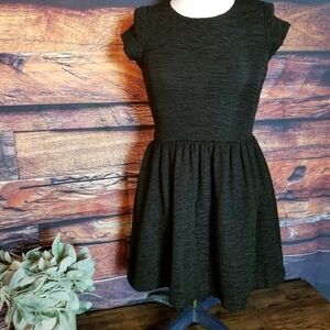 Kimchi blue | black skater dress back cutouts